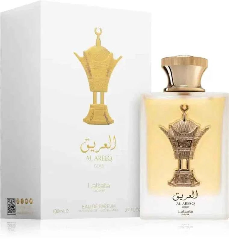 Al Areeq Gold By Lattafa Unisex 3.4 oz EDP Spary by perfumesandrea