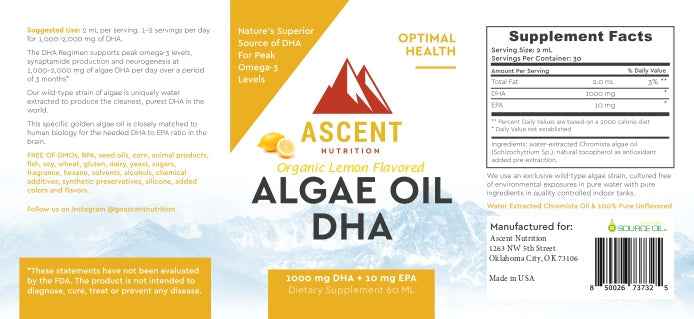 Algae Oil DHA Omega-3&