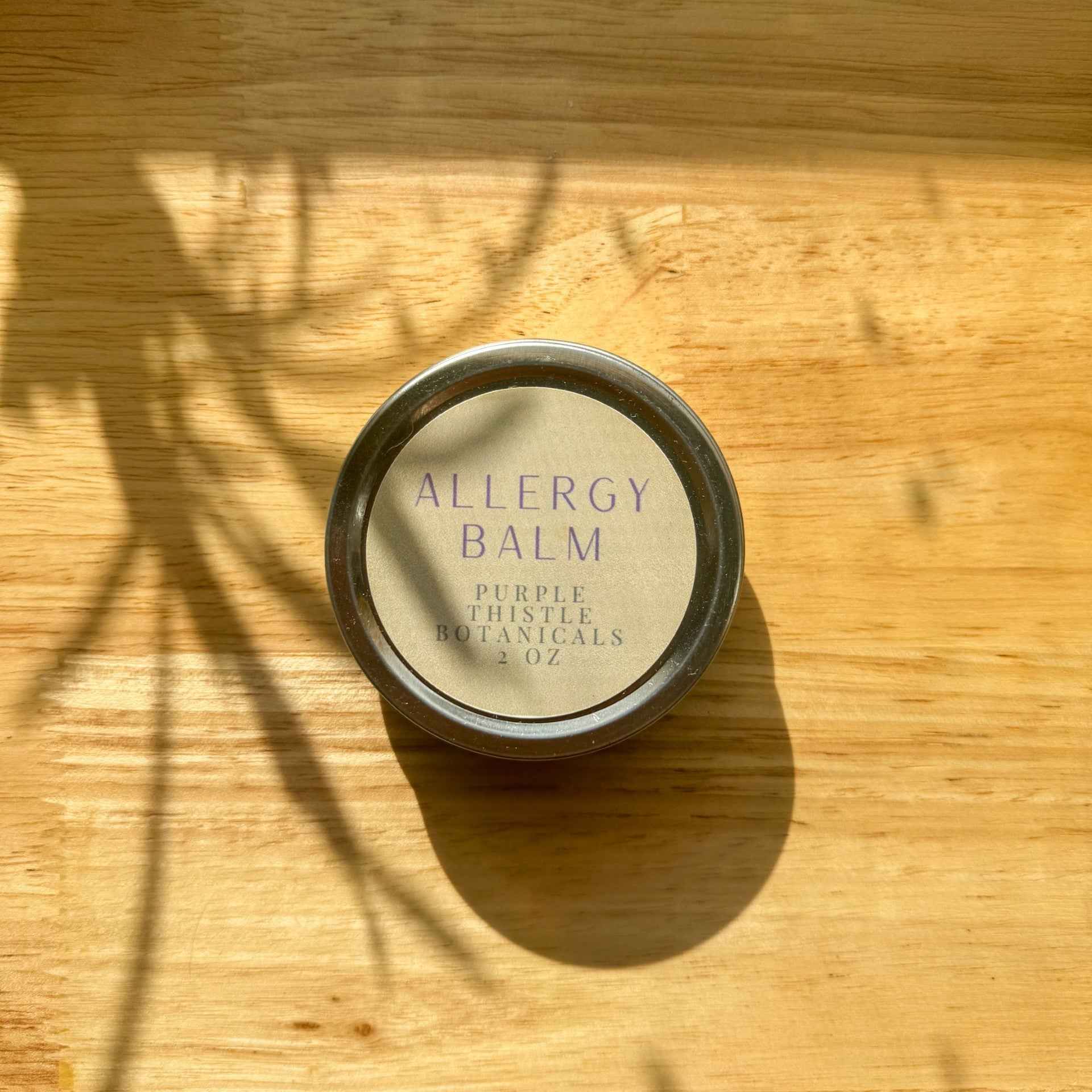Allergy Balm by Purple Thistle Botanicals