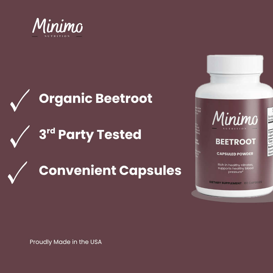 Organic Beetroot Capsuled Powder, 60 ct. - DestGlow