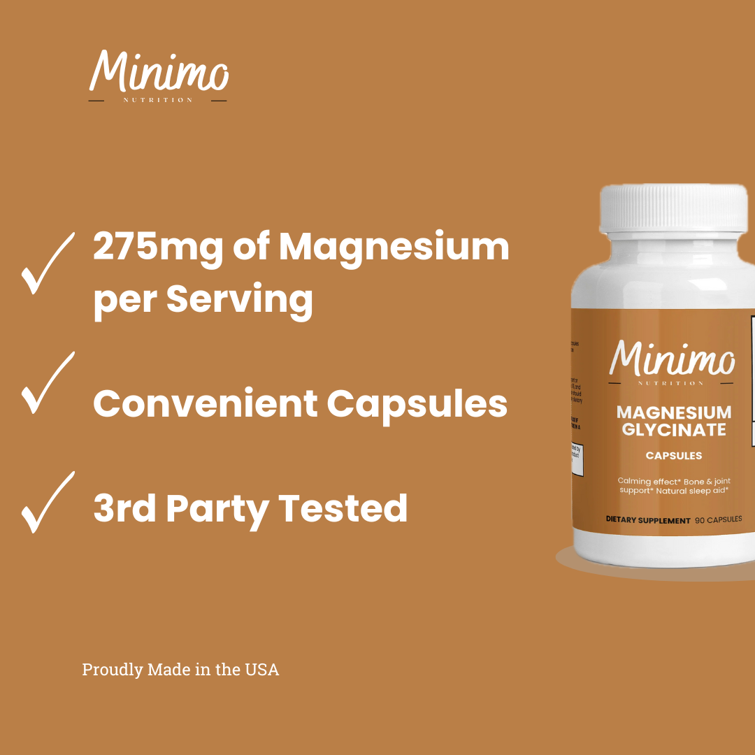 Magnesium Glycinate, 90 ct. by Minimo Nutrition