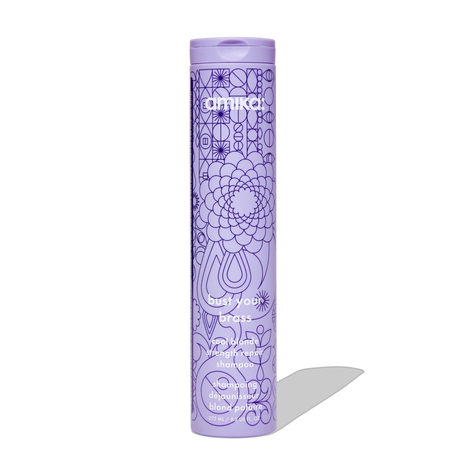 Amika Bust Your Brass Cool Blonde Repair Shampoo - DestGlow