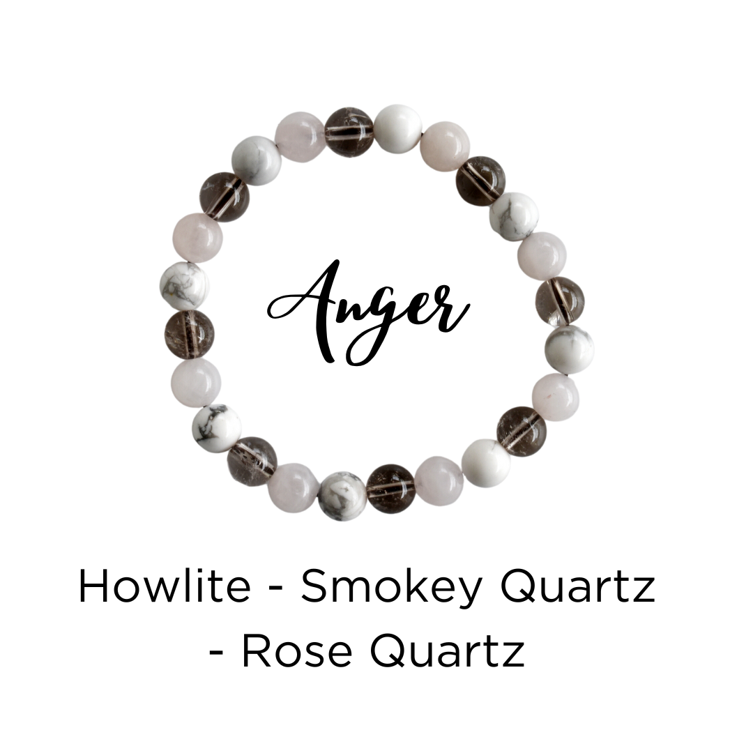 Release and Control ANGER Crystal Bracelet (Control Anger and Reduce Stress) DestGlow