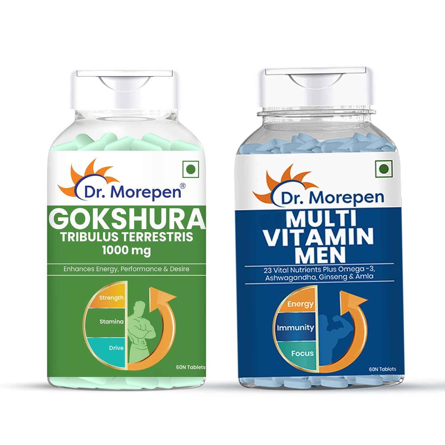 Dr Morpen Gokshura And Multivitamin Men- Improves Desire And Drive/Boost Immunity
