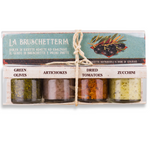 Artigiani dei Sapori, 4 Pack, Bruschetta Set "La Bruschetteria", each 1.3oz (36g)
