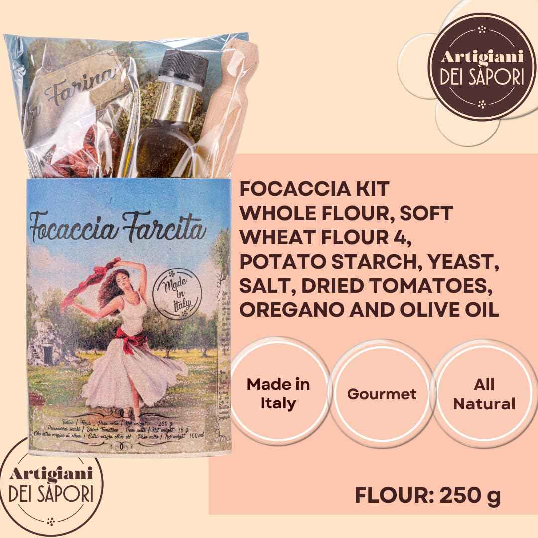 Artigiani dei Sapori, Artisan Gourmet Focaccia Gift Set