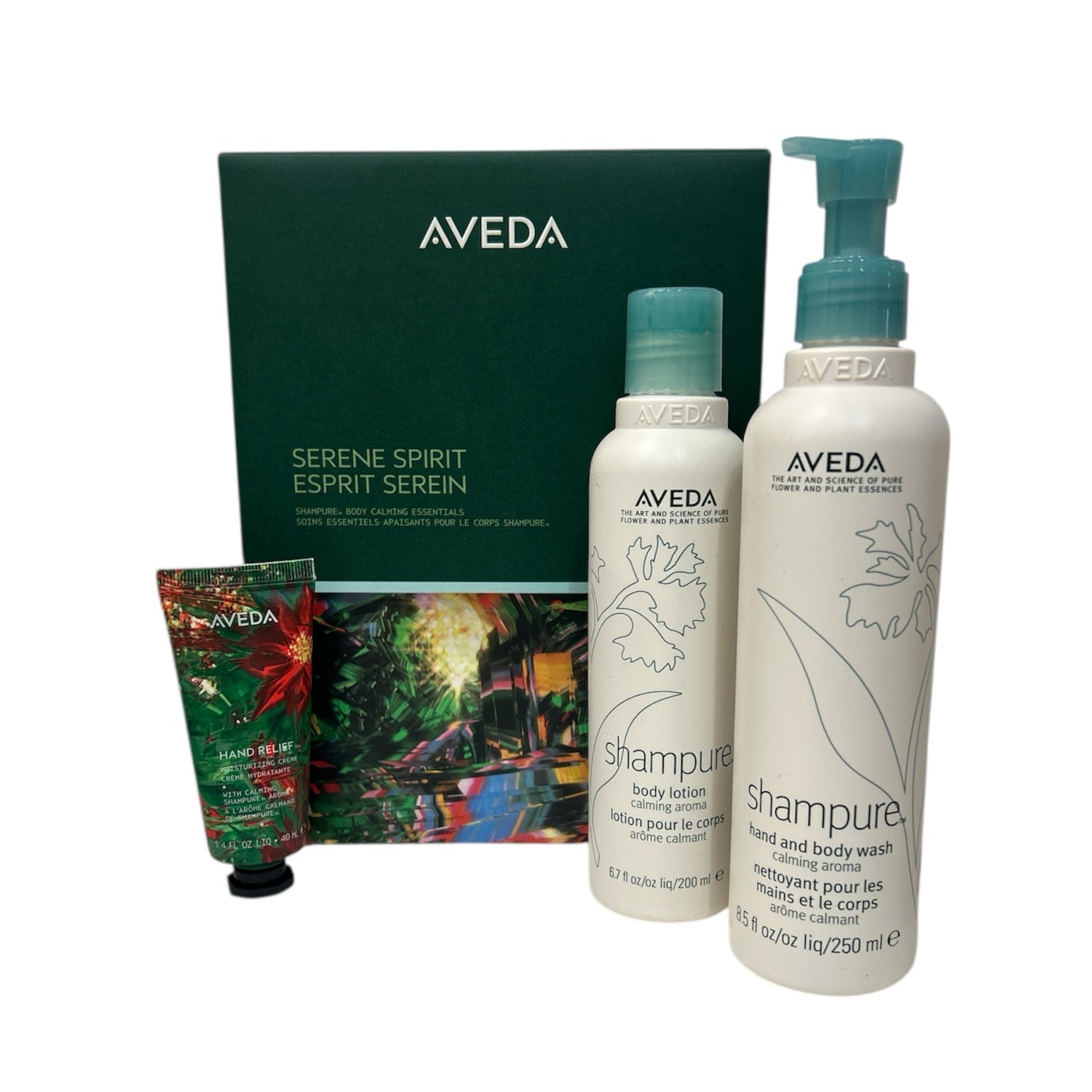 Aveda Limited-Edition Serene Spirit Shampure Body Calming Essentials Gift Set - DestGlow
