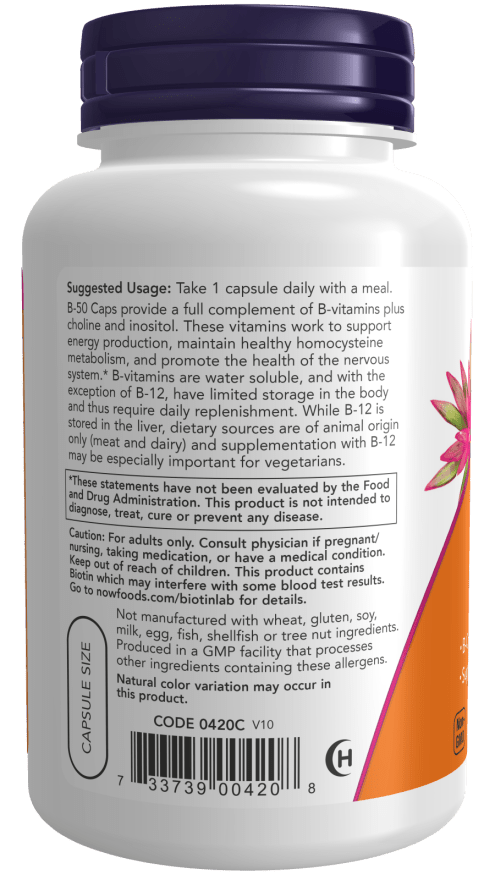 B-50 VegCaps by Country Life Natural Foods