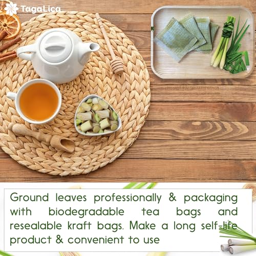 FreshDrinkUS Morning Vitality Digest & Detox Mix, Fennel, Ginger & Lemongrass Herbal Tea Bags Bundle, 100% Natural & Pure Seeds and Leaves, No Sugar, No Caffeine, No Gluten, Vegan, Biodegradable Tea Bags, Hand-Made Process – Herbal Beverage by FreshDrinkUS - Natural and Premium Herbal Tea