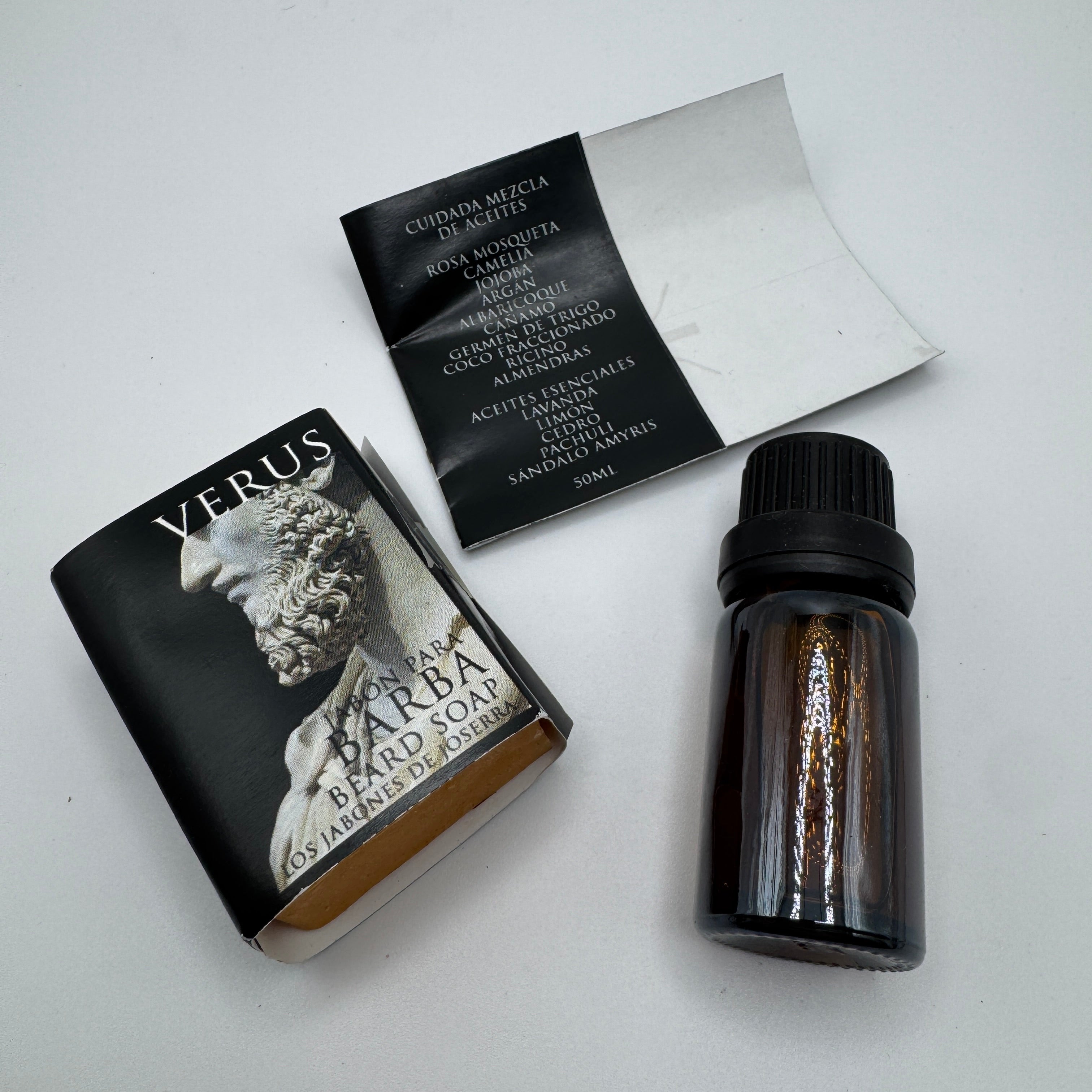 Los Jabones de Joserra Beard Soap & Oil Travel Kit 3.5oz by Pasteur Pharmacy
