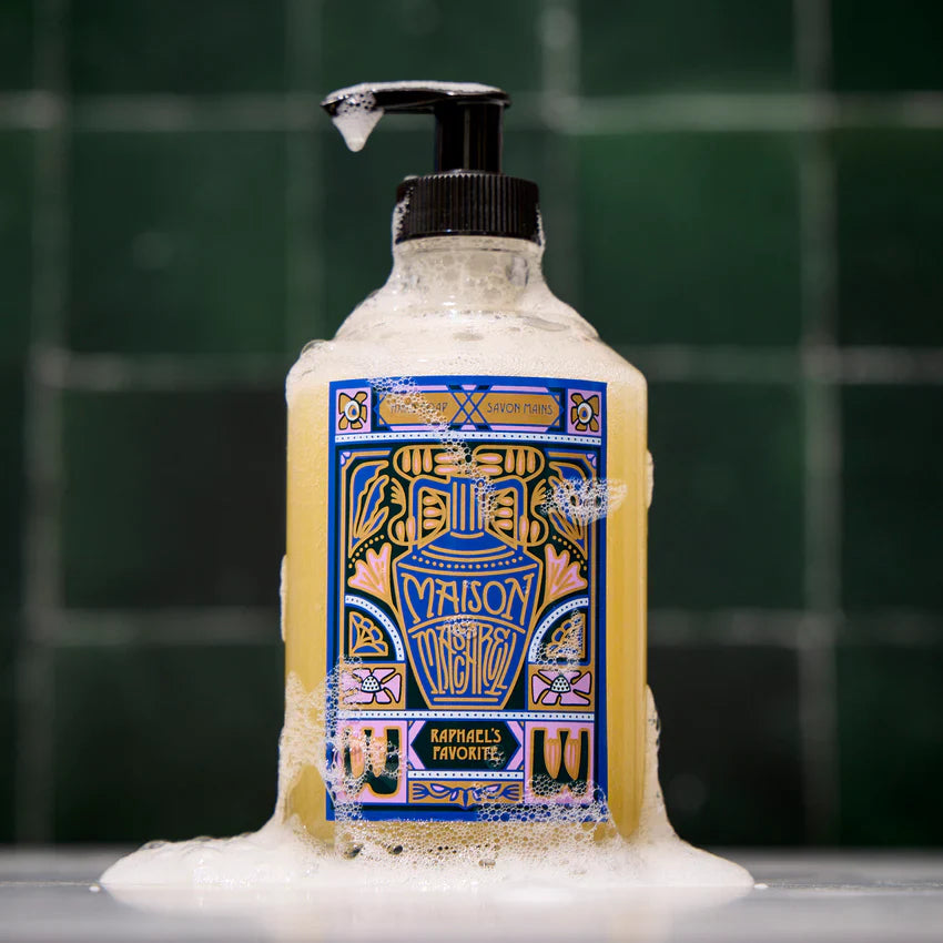 Maison Mascarell Hand Soap Starter Kit Dispenser & Soap Refill - Imperfect Container by This is Beauty US