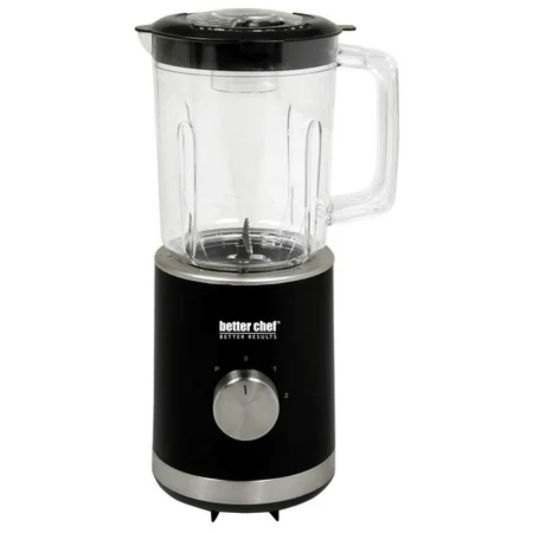 BETTER CHEF 3-Cup Blender Black (3 Tazas) DestGlow