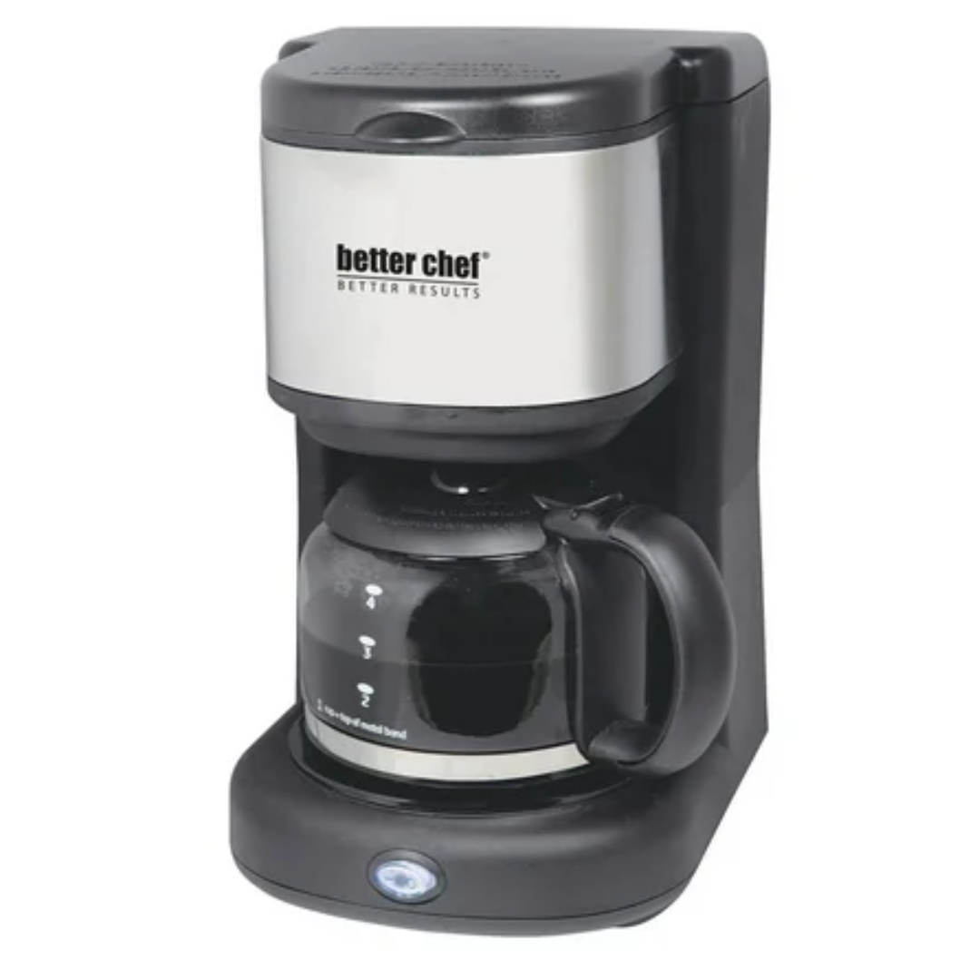 BETTER CHEF 4-Cup Coffee Maker (4 Tazas) DestGlow