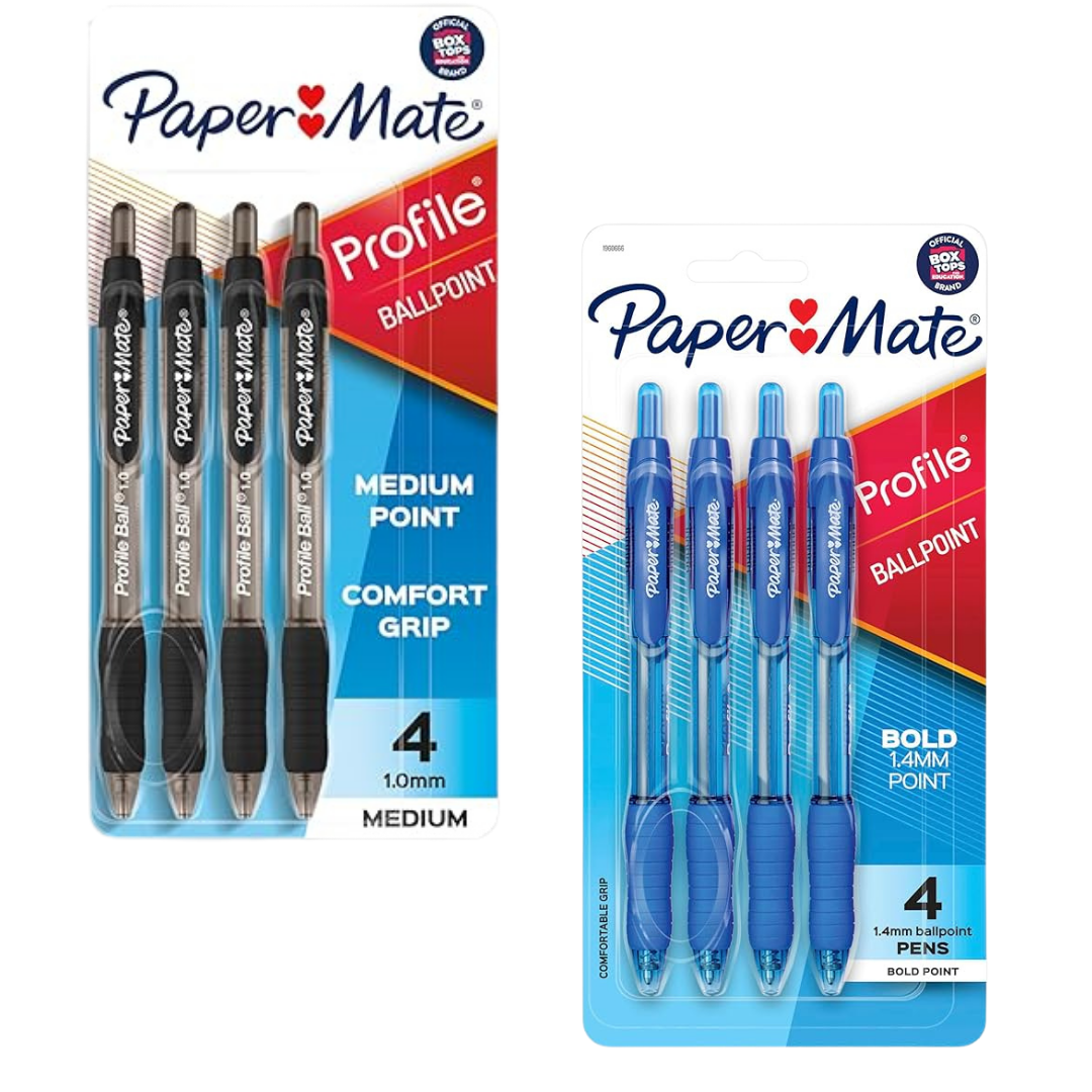 Paper Mate Profile Retractable Pens (4?pack, Medium Point) DestGlow