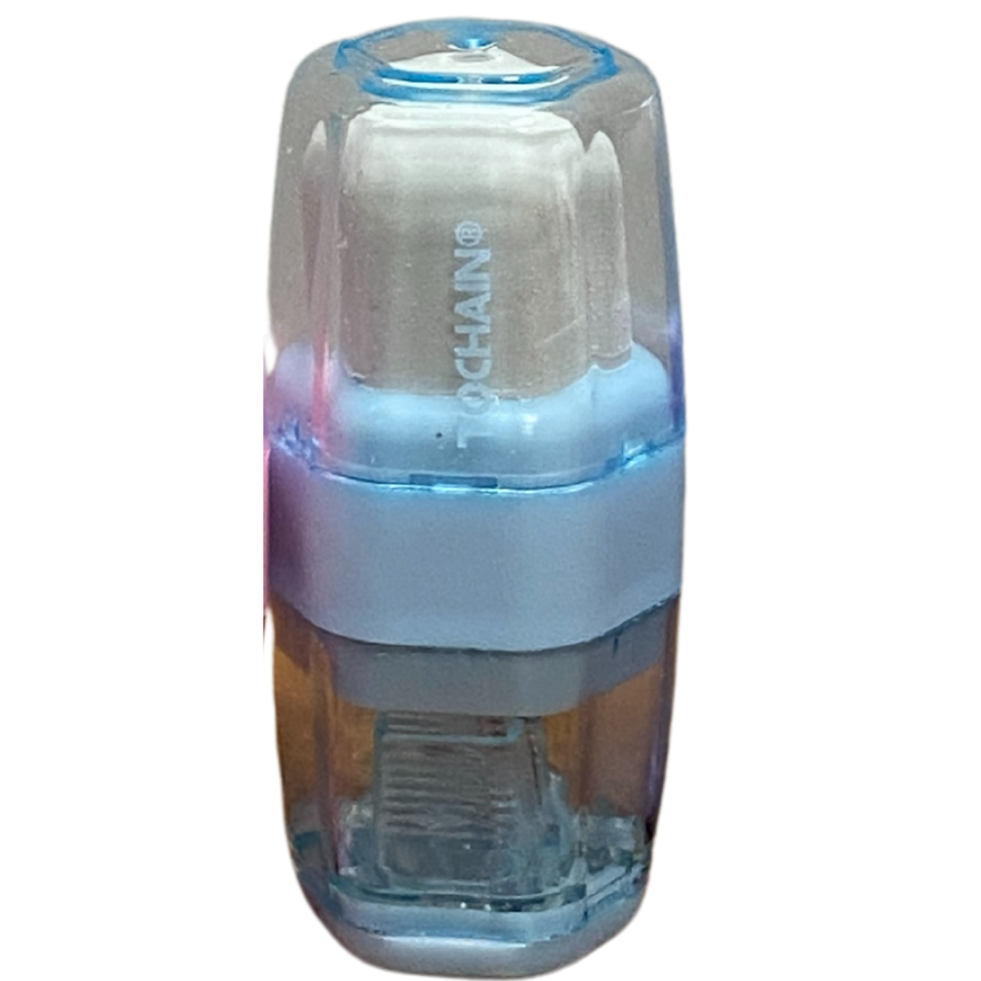 Borrador con Sacapuntas Tochain Azul DestGlow
