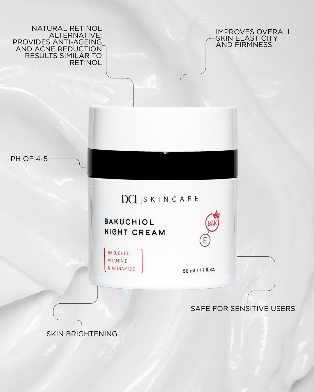 Bakuchiol Night Cream DestGlow