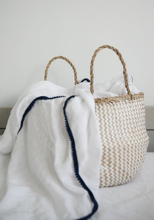 3-Piece Newborn Essential Gift Set - Hooded Towel, Swaddle & Toy Rattle