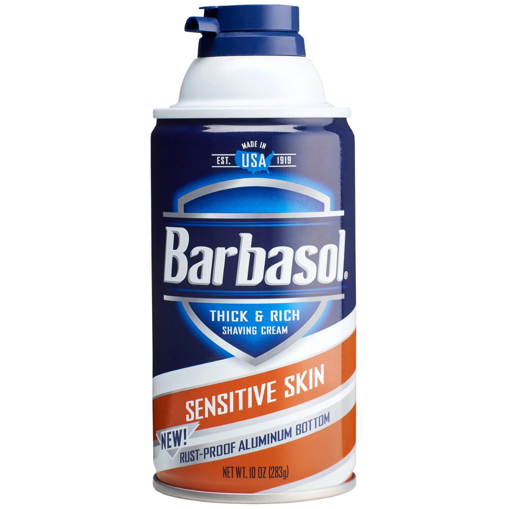 Barbasol Sensitive Skin Thick & Rich Shaving Cream (11 oz) DestGlow