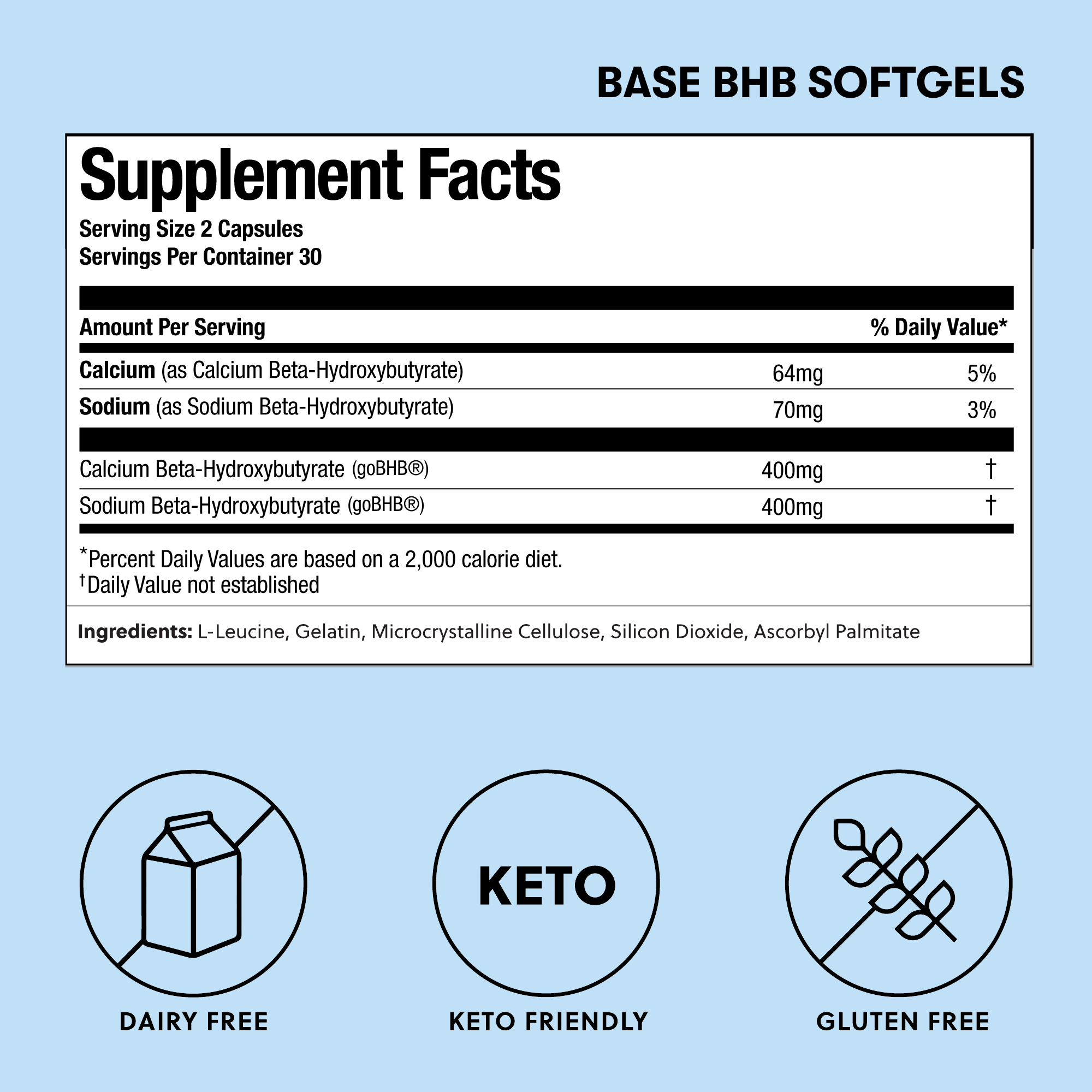 Base Ketones - Exogenous Ketones Drink Mix with goBHB® by Perfect Keto