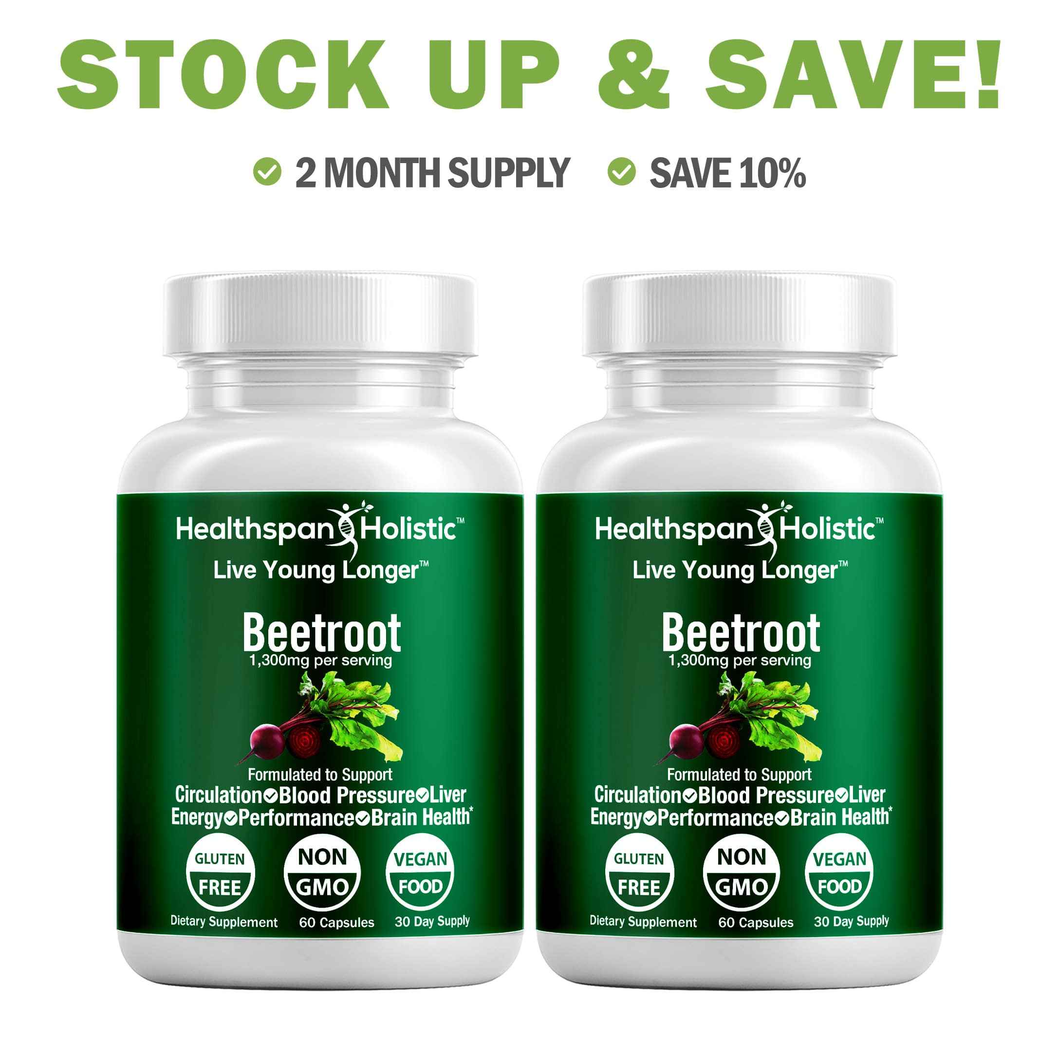 Organic Beetroot 60 Capsules