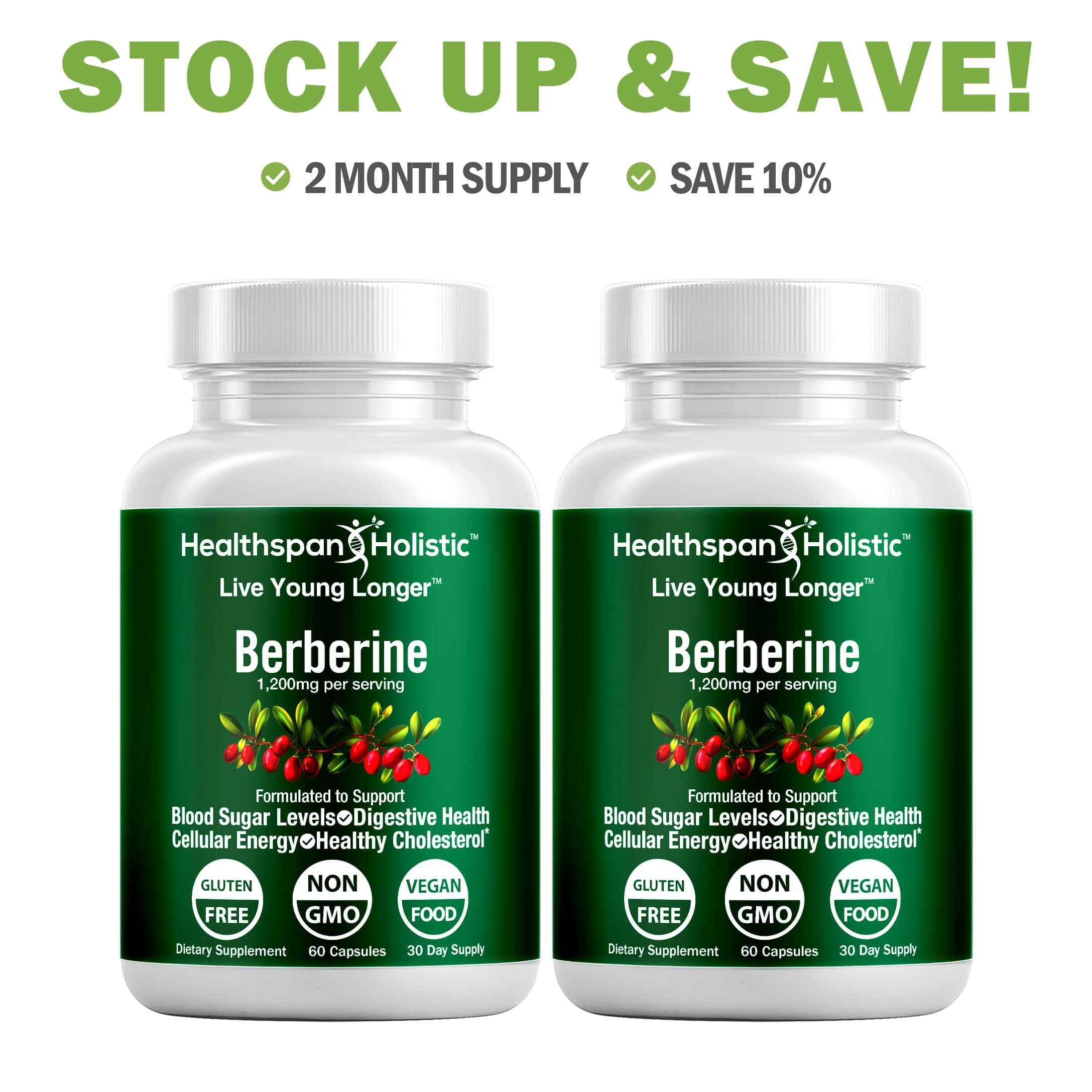 Berberine 60 Capsules