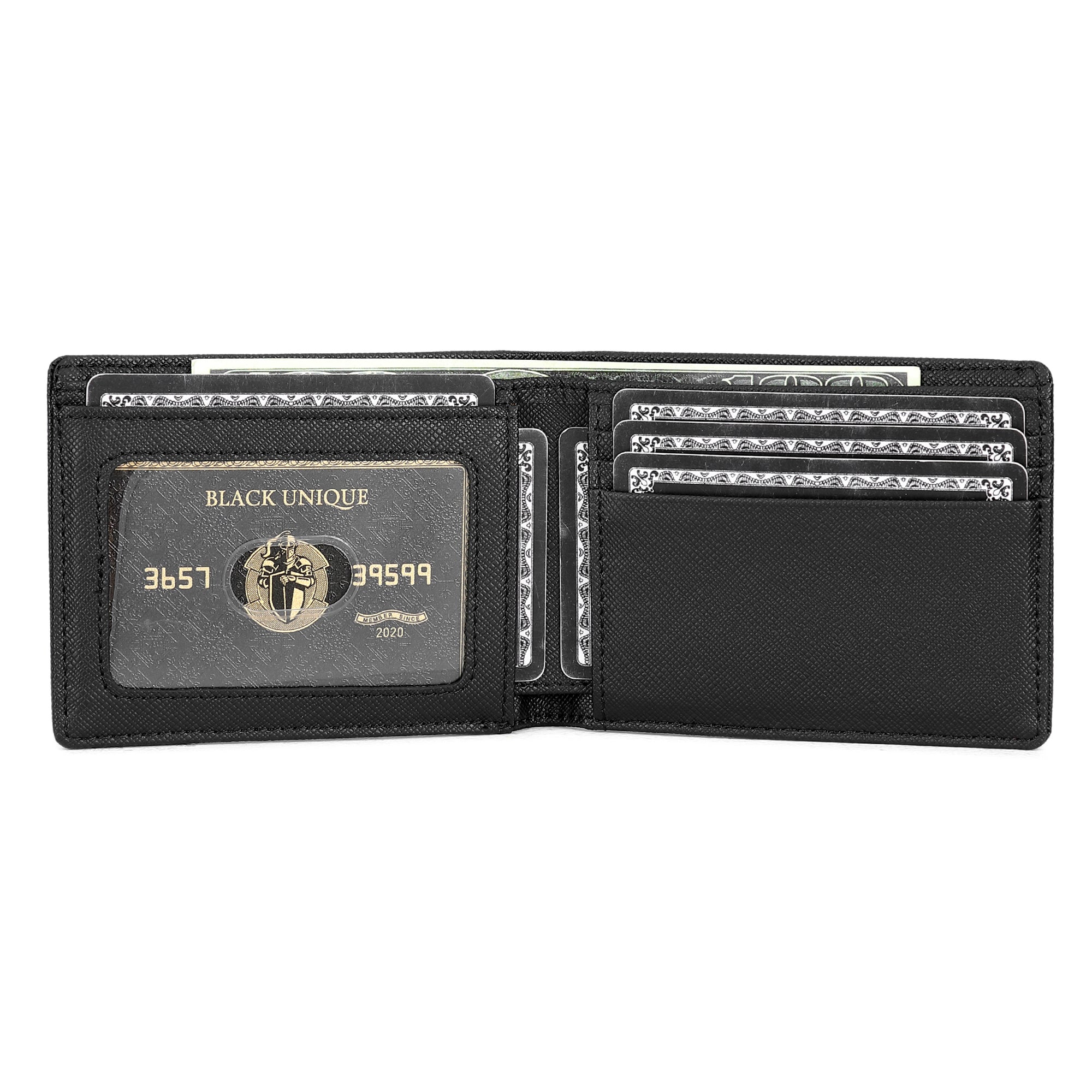 Slim Vegan Wallet w/ ID sleeve by Doshi FCSA