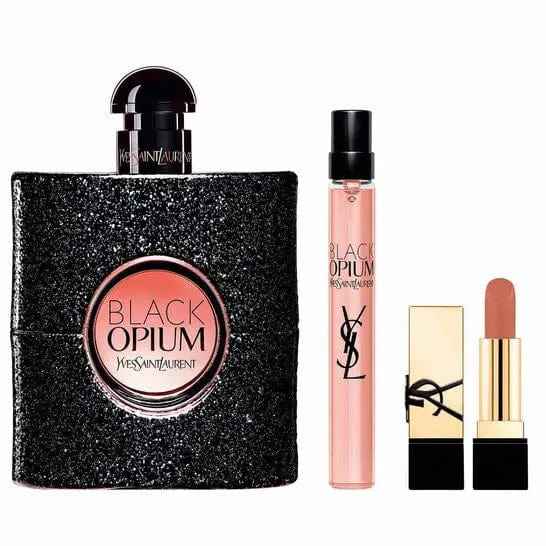 Black Opium By Yves Saint Laurent For Women (3pc Gift Set)
