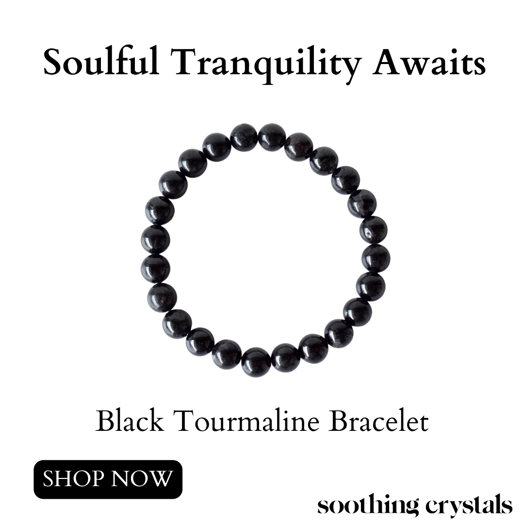 Black Tourmaline Bracelet(Resolution and Strength) DestGlow