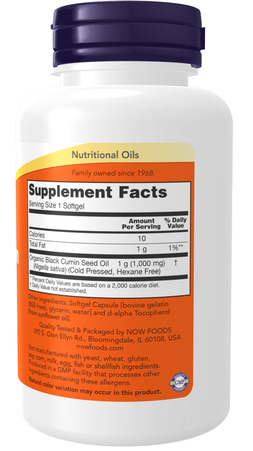 Black Cumin Seed Oil 1,000mg DestGlow