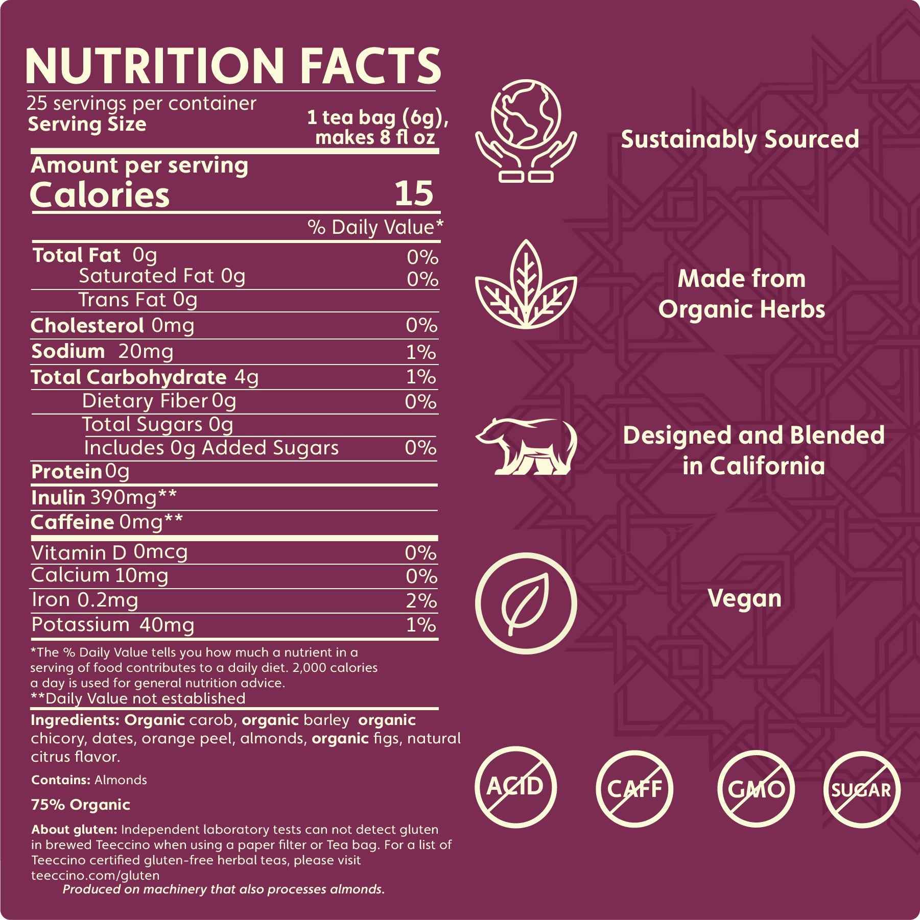 Blood Orange Roasted Herbal Tea