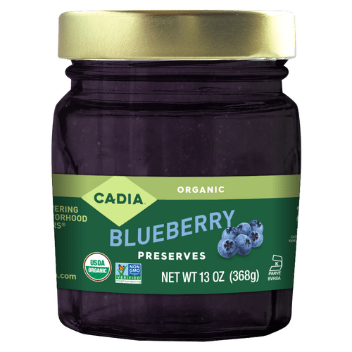 Blueberry Preserves, Organic, Cadia by Country Life Natural Foods