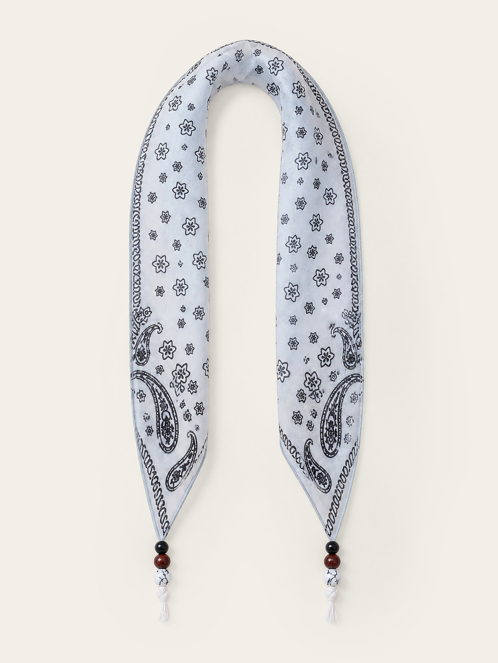 Bohemian Floral Multi-Functional Silk Scarf