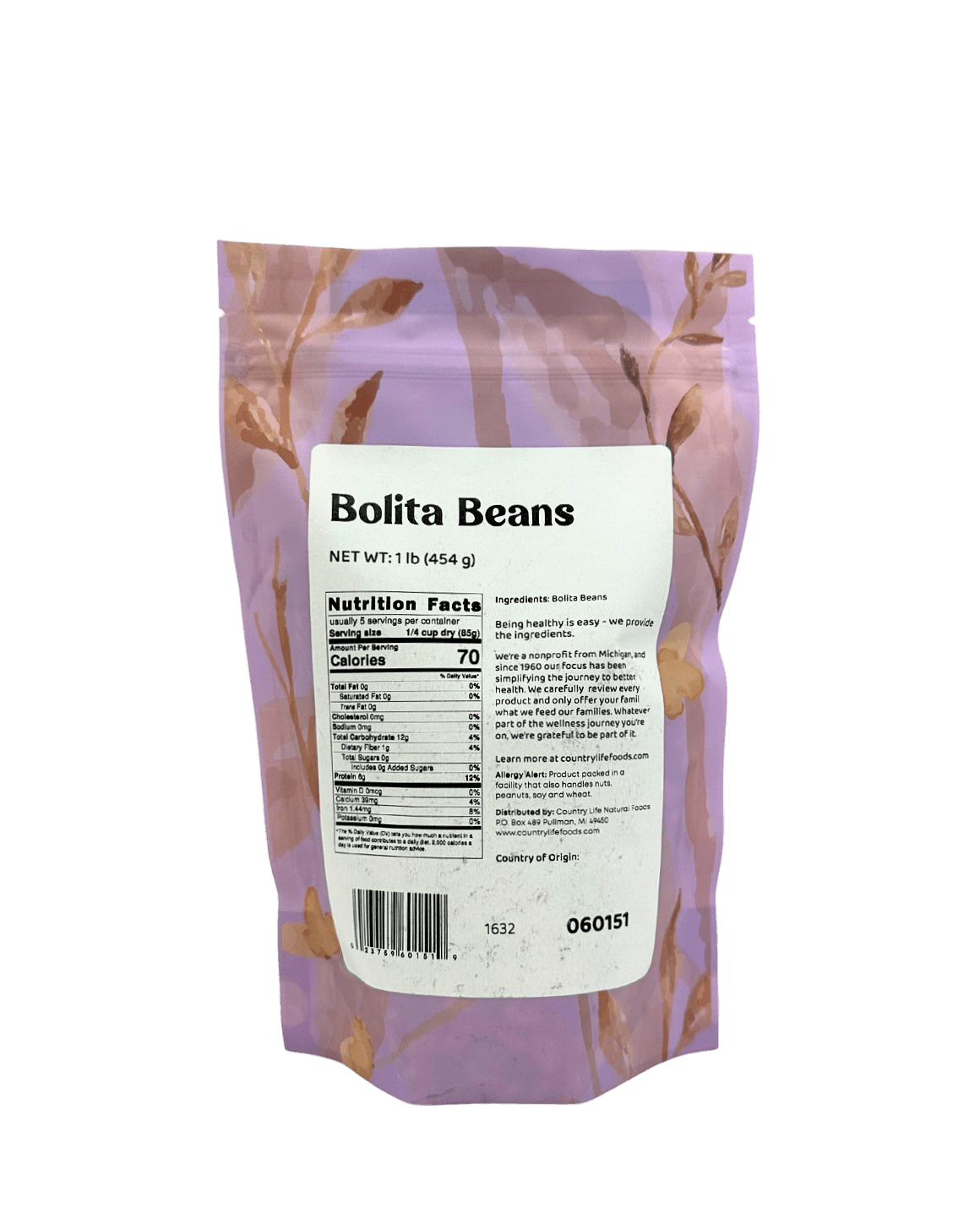 Bolita Beans by Country Life Natural Foods