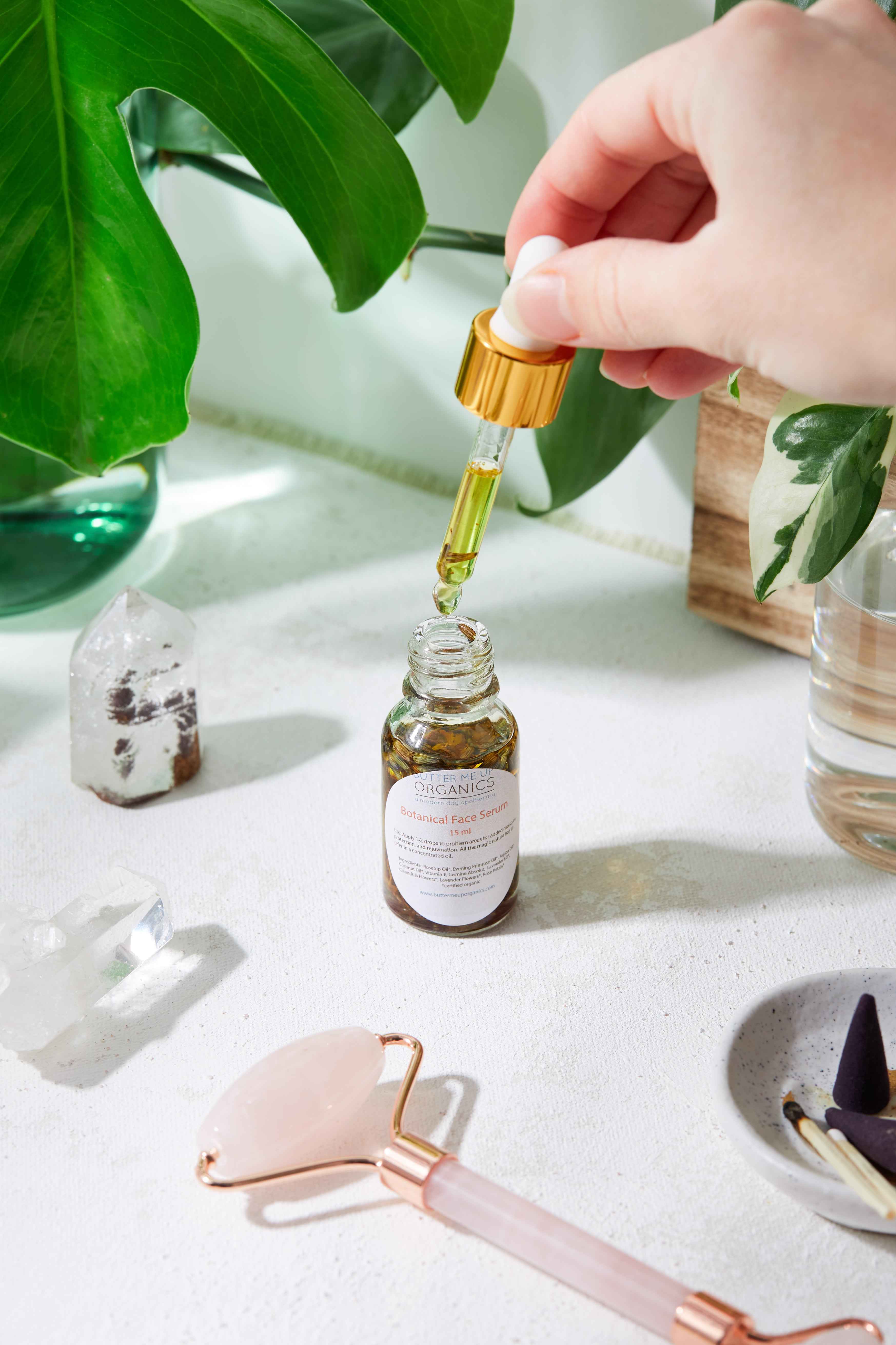 Anti Aging / Youth Serum / Facial Serum / Butter Me Up Organics / Botanical Serum / Herbal Oil / Fine Lines / Wrinkles / Face Oil Organic by Butter Me Up Organics