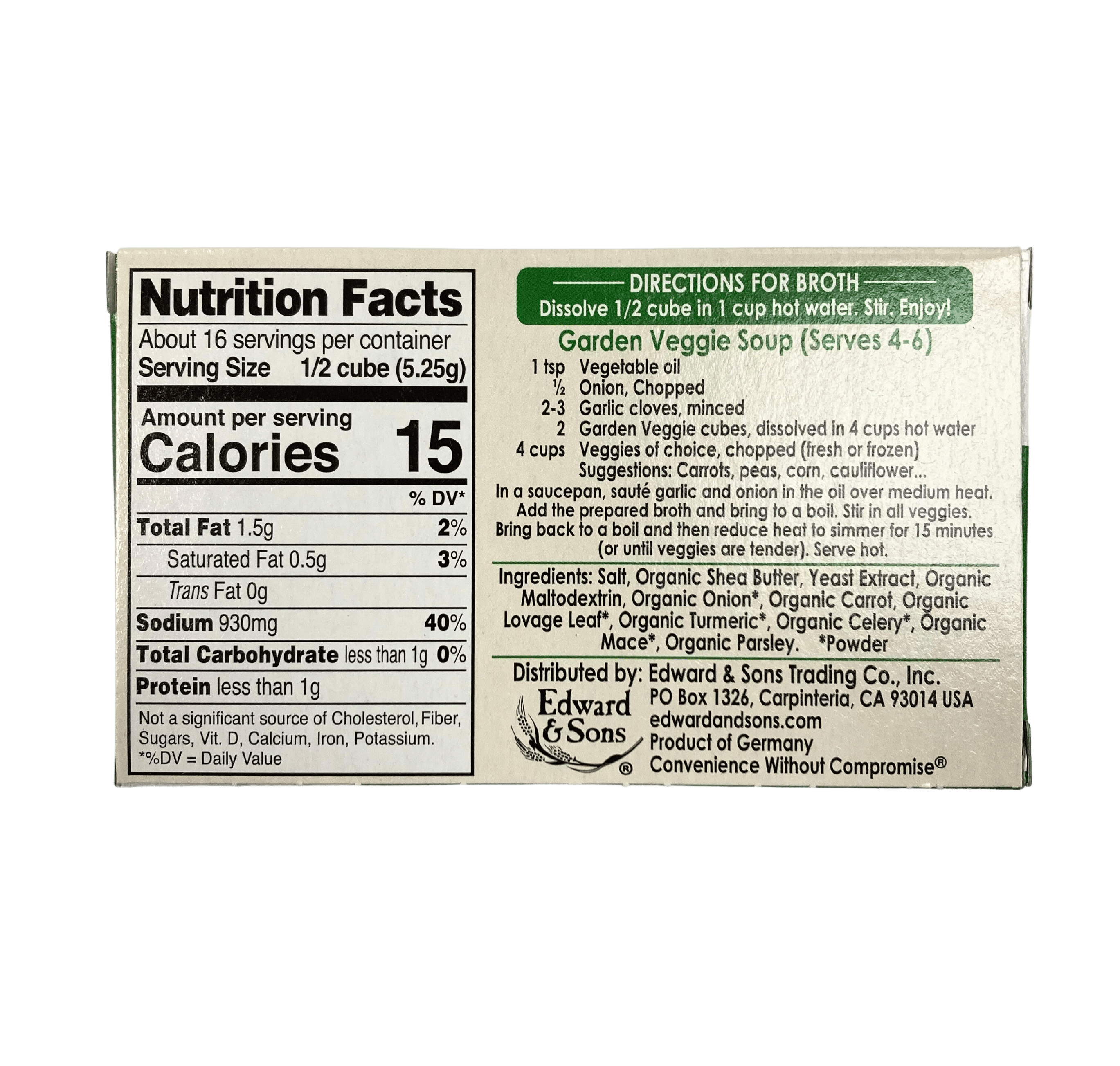 Bouillon Cubes, Vegan by Country Life Natural Foods