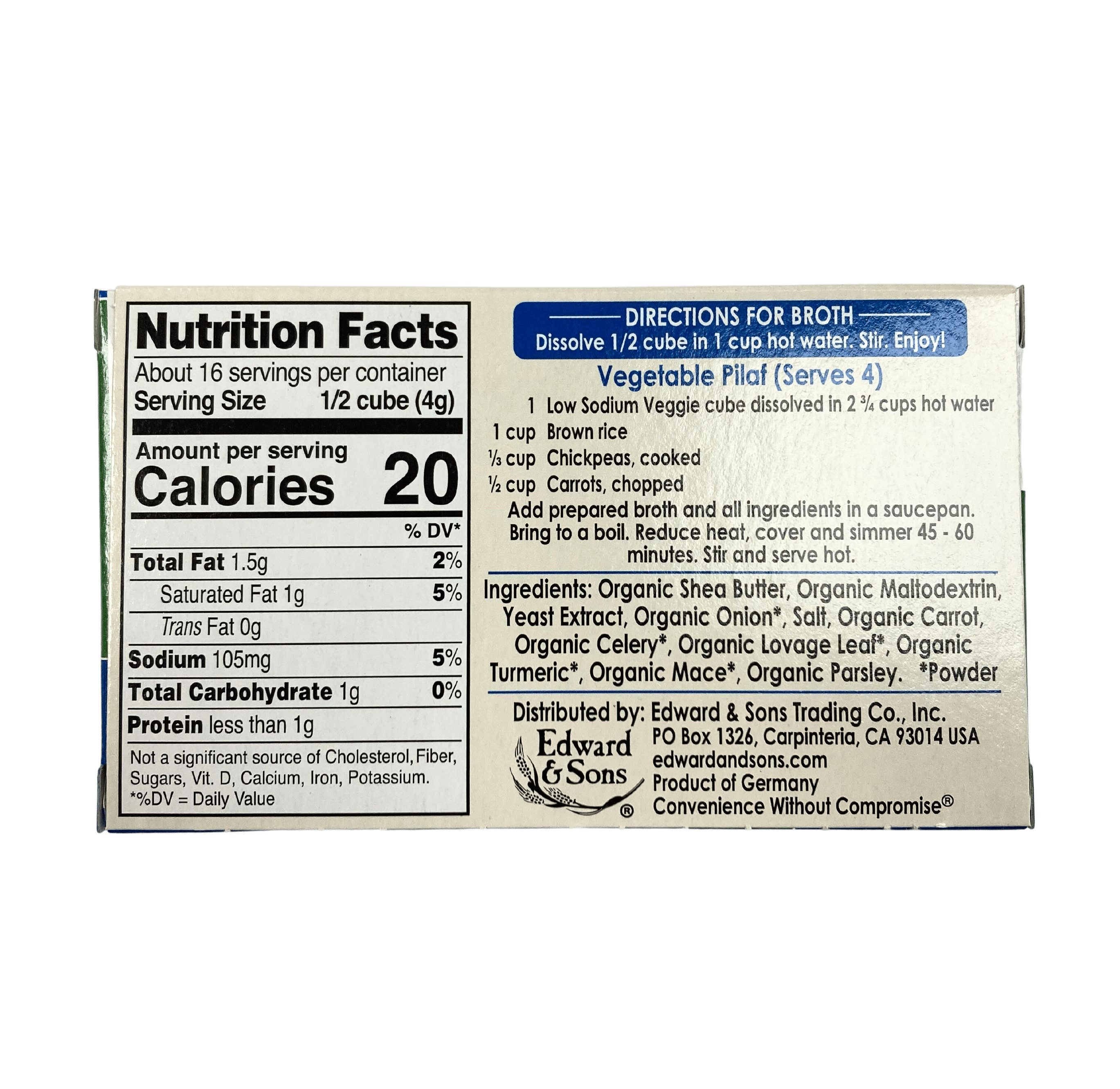 Bouillon Cubes, Vegan by Country Life Natural Foods