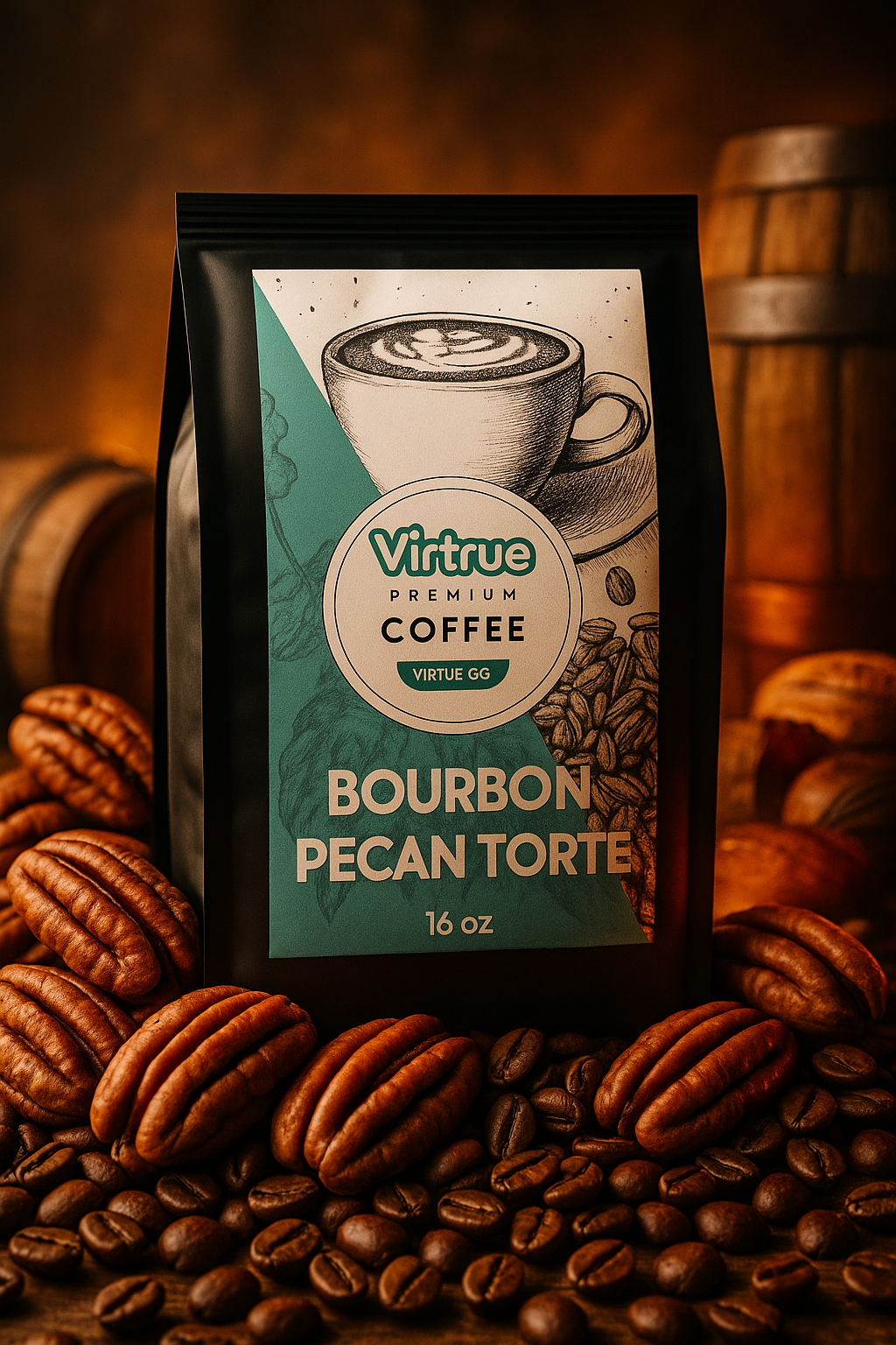 Flavored Coffee – 16oz | Small Batch, Expertly Roasted, No Sugar by Virtrue