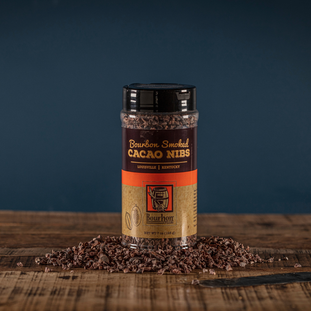 Bourbon Smoked Cacao Nibs by Bourbon Barrel Foods