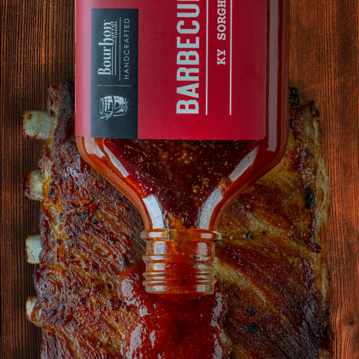 Barbecue Sauce with Bourbon and Sorghum by Bourbon Barrel Foods