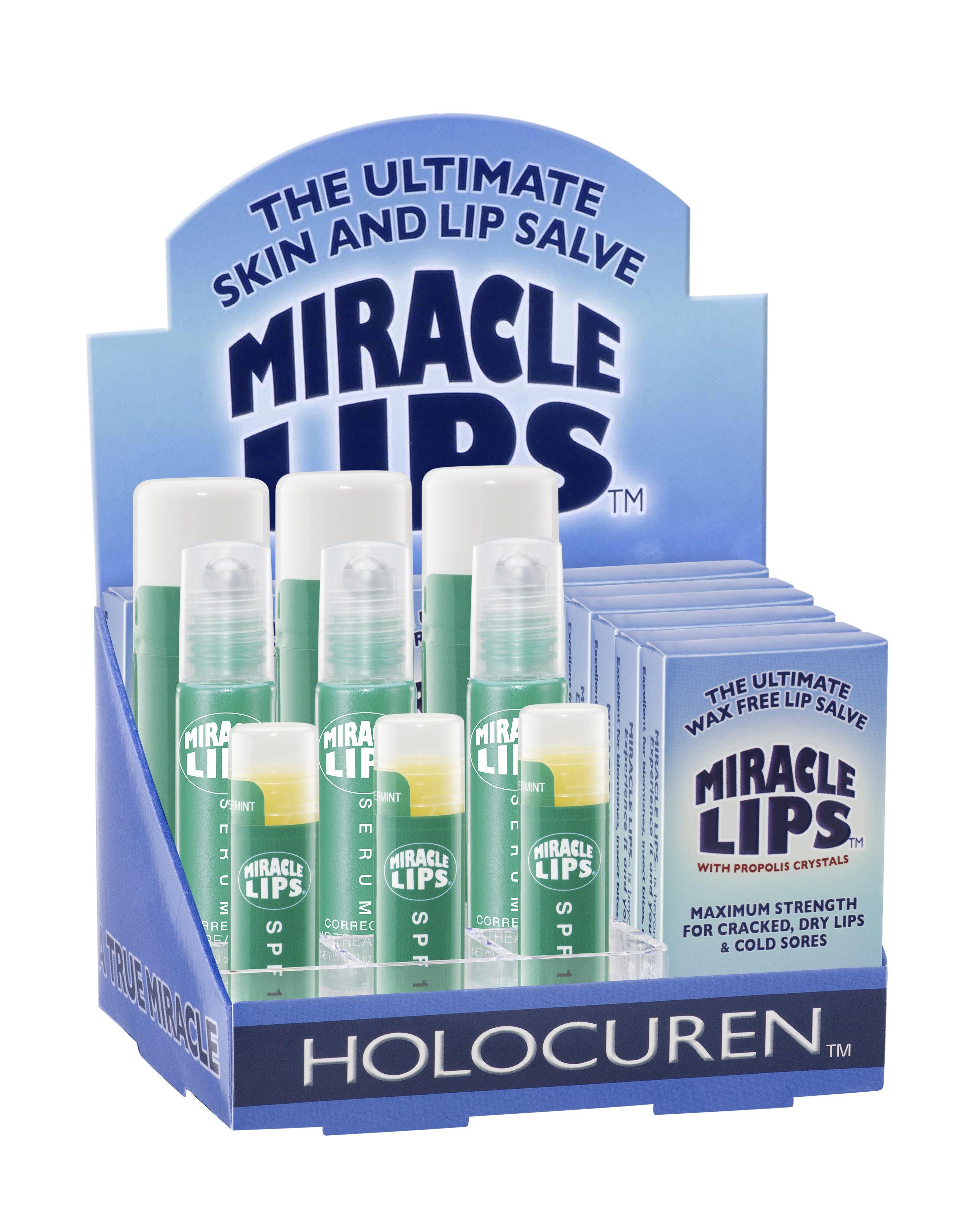Holocuren Miracle Lips 3-Pack – Salve, Serum & SPF 15 Protect by HOLOCUREN - Official Website