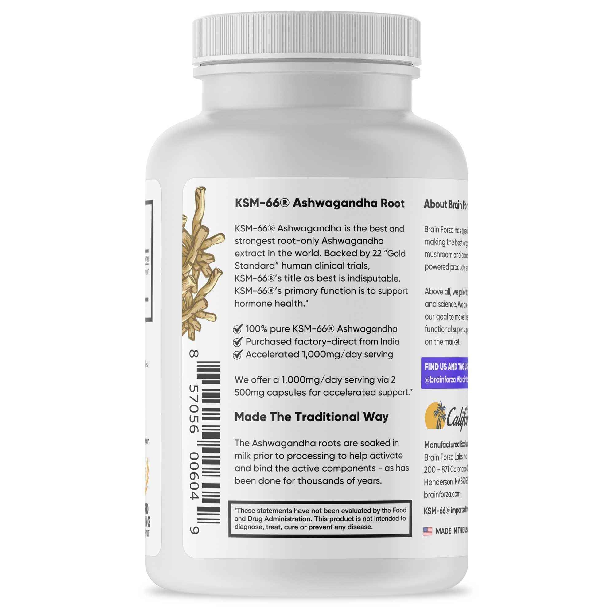 KSM-66 Ashwagandha Root, 90 Capsules