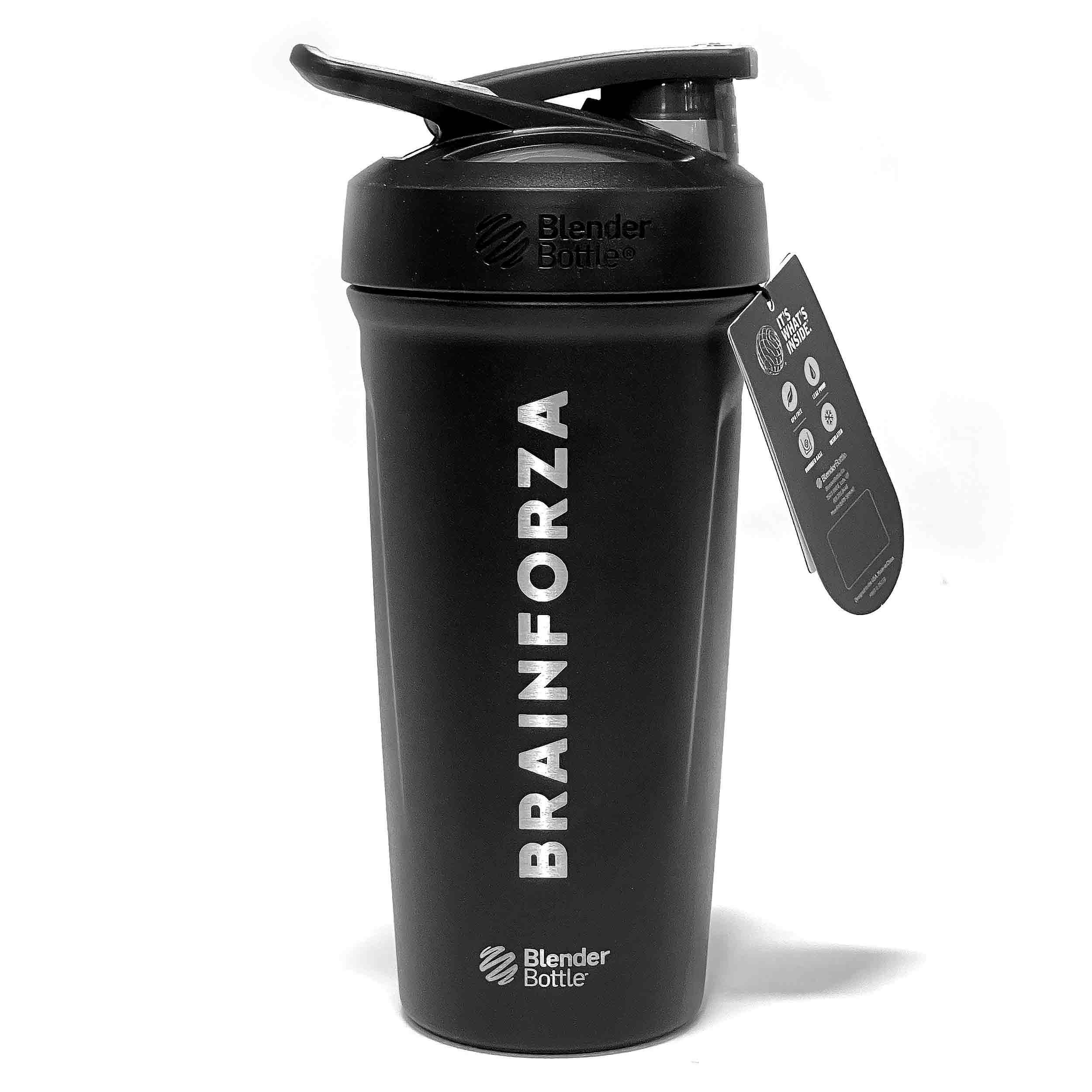 Stainless Steel Shaker Bottle 24oz by Brain Forza®