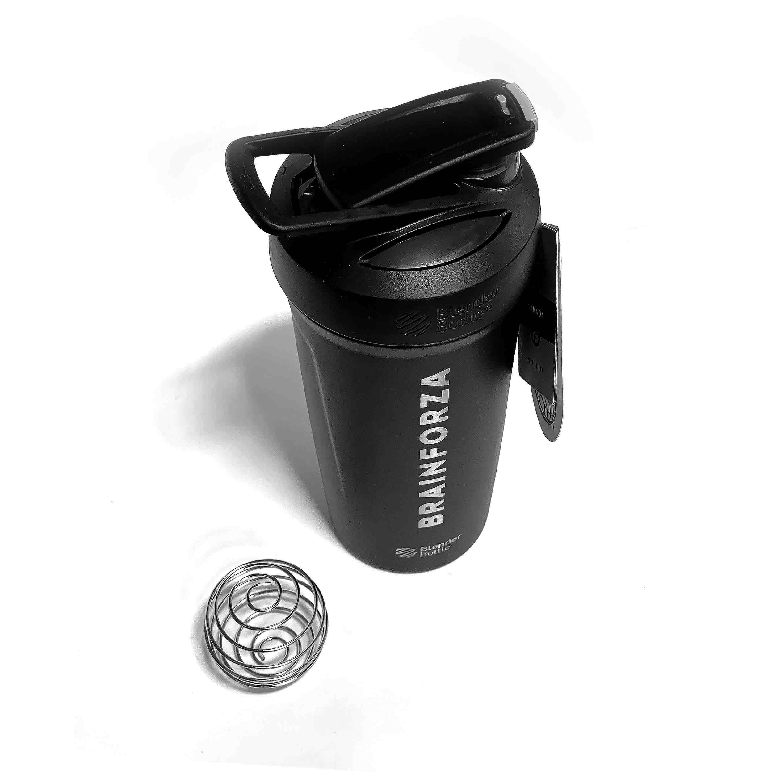 Stainless Steel Shaker Bottle 24oz by Brain Forza®
