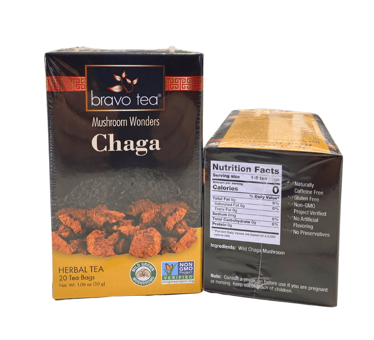 Herbal Tea, Bravo, Mushroom Wonders by Country Life Natural Foods