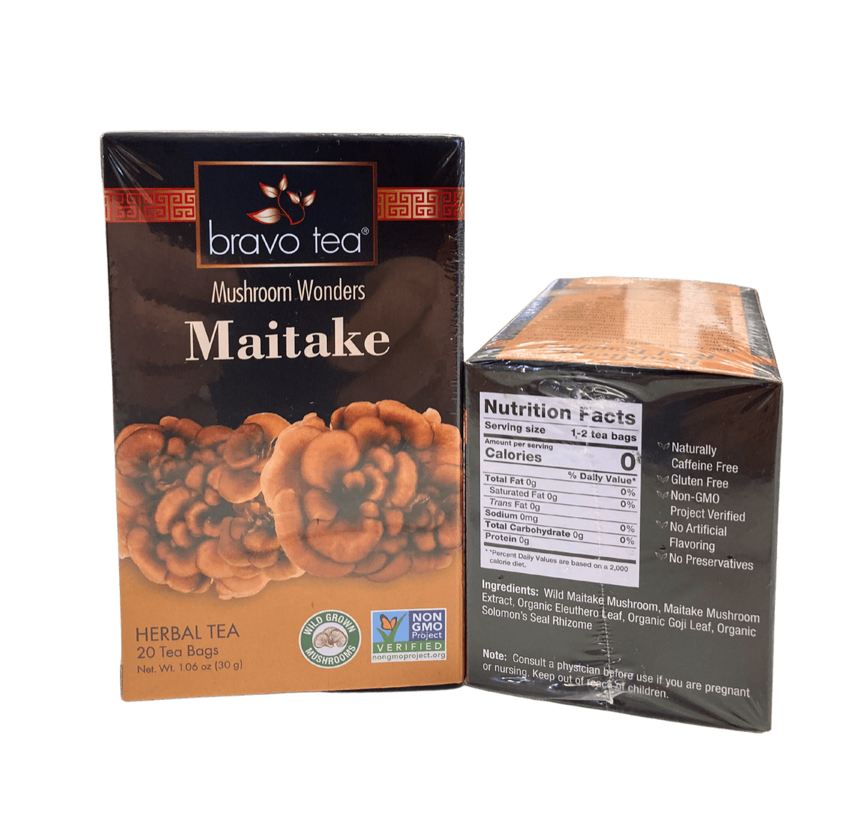 Herbal Tea, Bravo, Mushroom Wonders by Country Life Natural Foods