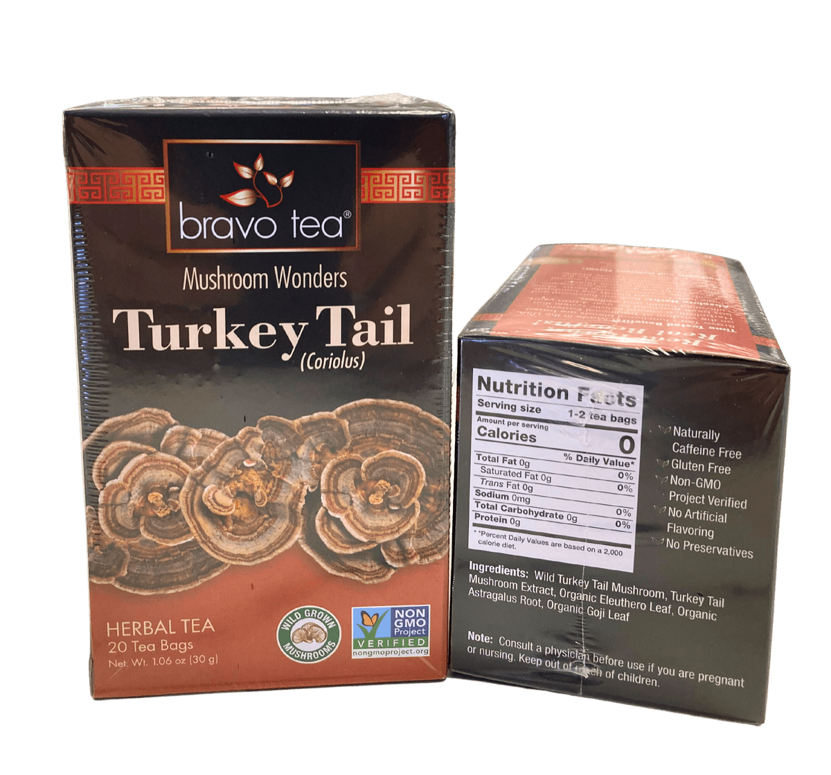 Herbal Tea, Bravo, Mushroom Wonders by Country Life Natural Foods