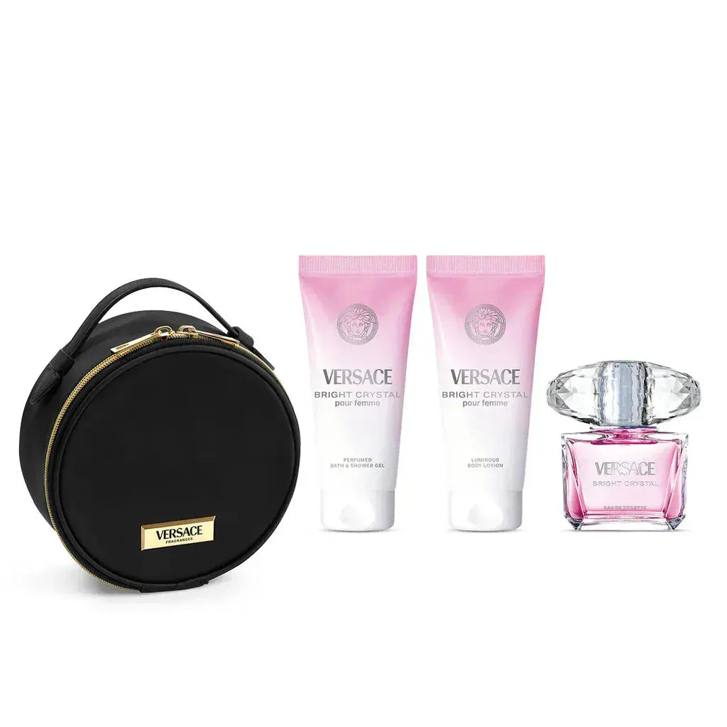 Bright Crystal By Versace For Women 4Pcs Set EDT Spray by perfumesandrea