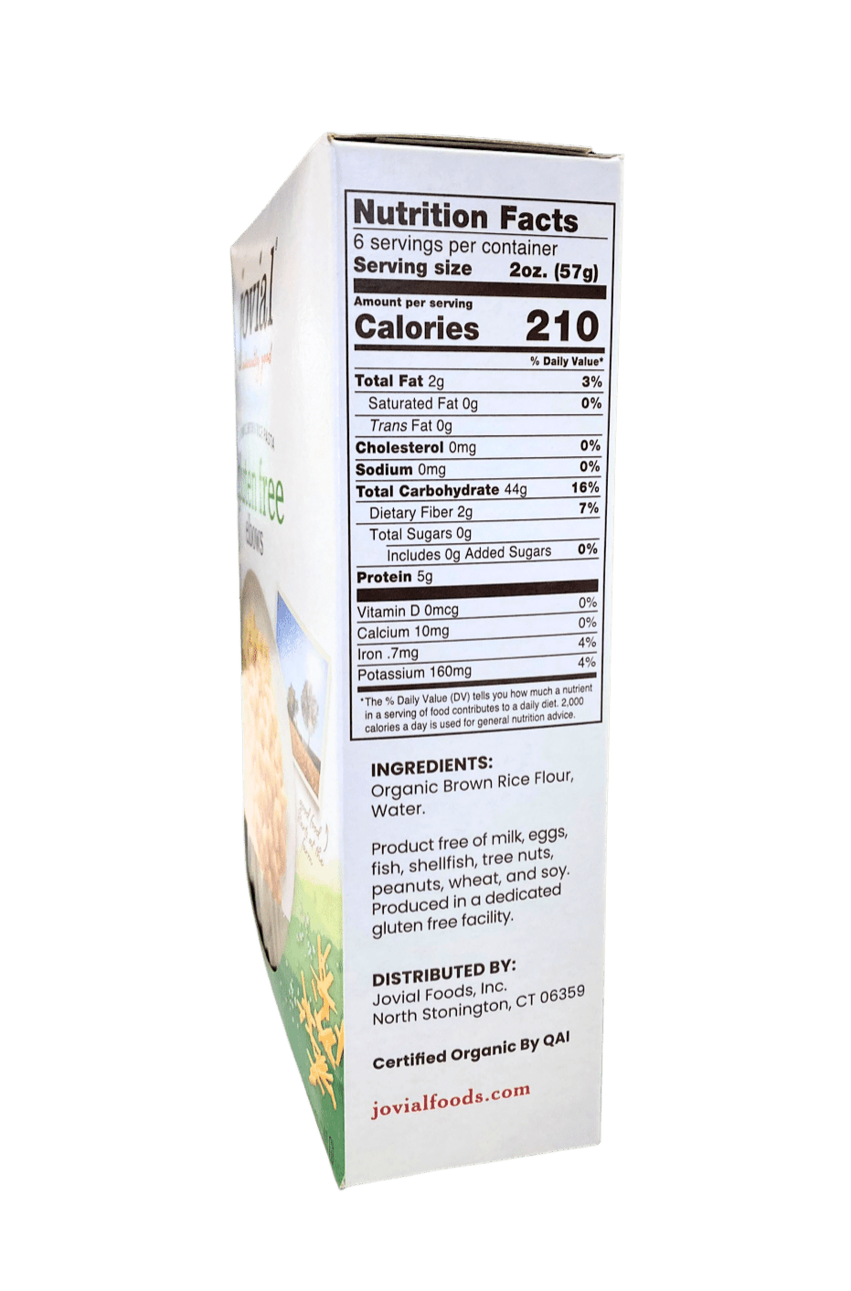 Elbows, Brown Rice, Organic, Jovial, Gluten-Free by Country Life Natural Foods