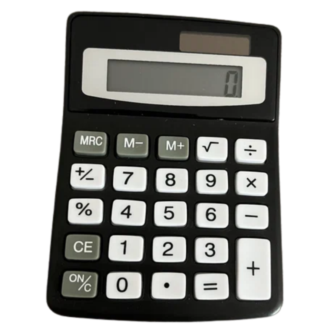 Calculadora Solar Compacta (Funciones básicas, 12 dígitos) DestGlow