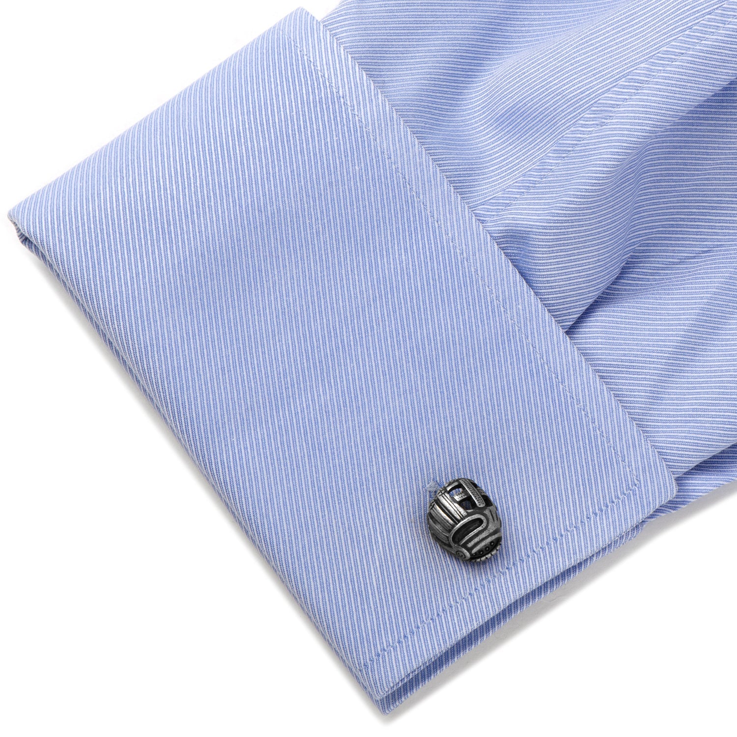 Baseball and Glove Antique Silver Cufflinks by Cufflinks.com